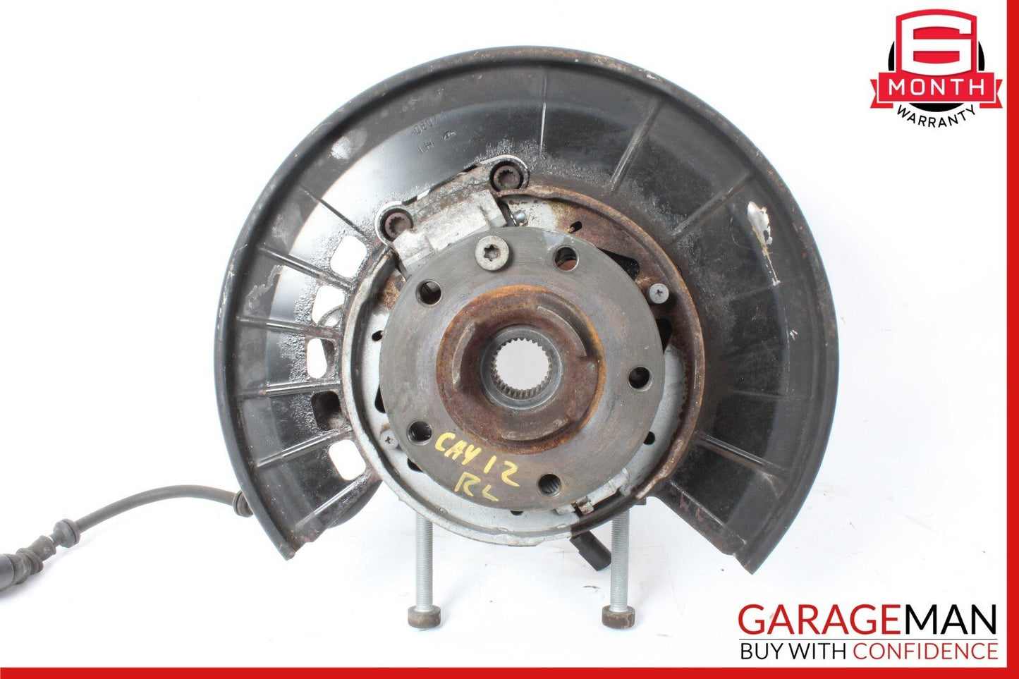 11-17 Porsche Cayenne 958 Rear Left Driver Side Wheel Spindle Knuckle Hub OEM