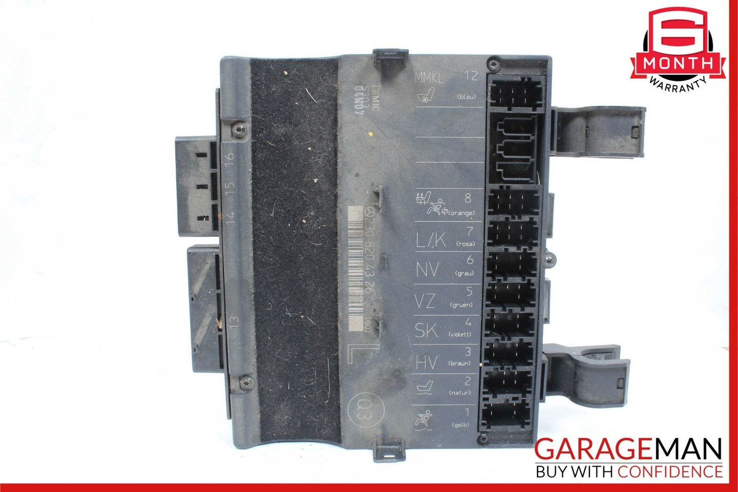 03-08 Mercedes R230 SL500 Front Left Driver Side Under Seat Control Module OEM