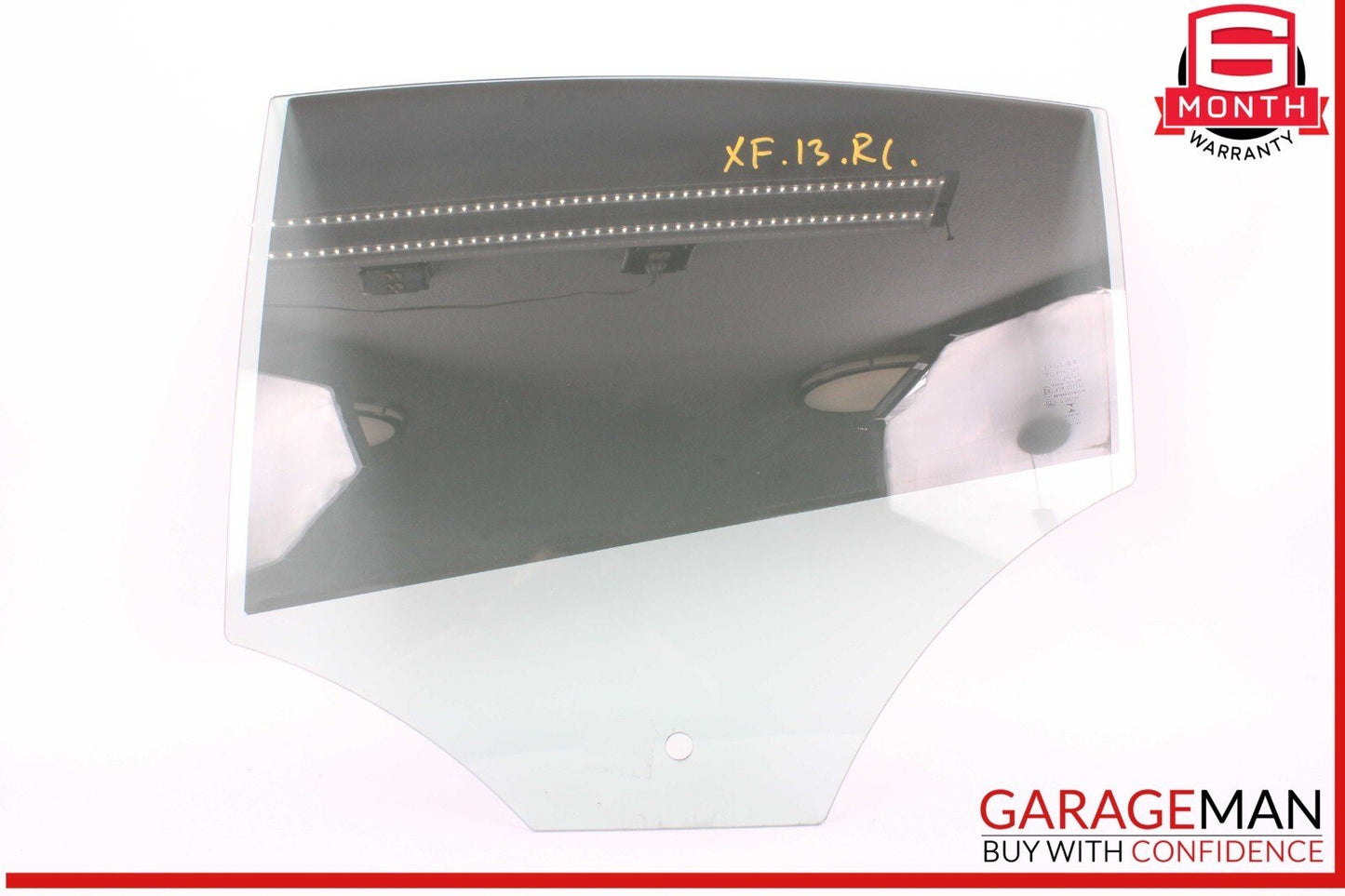 09-15 Jaguar XF Rear Left Driver Side Door Window Glass OEM