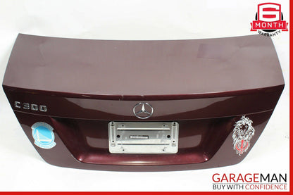 08-14 Mercedes W204 C300 C63 AMG Rear Trunk Lid Deck Shell Panel Red OEM