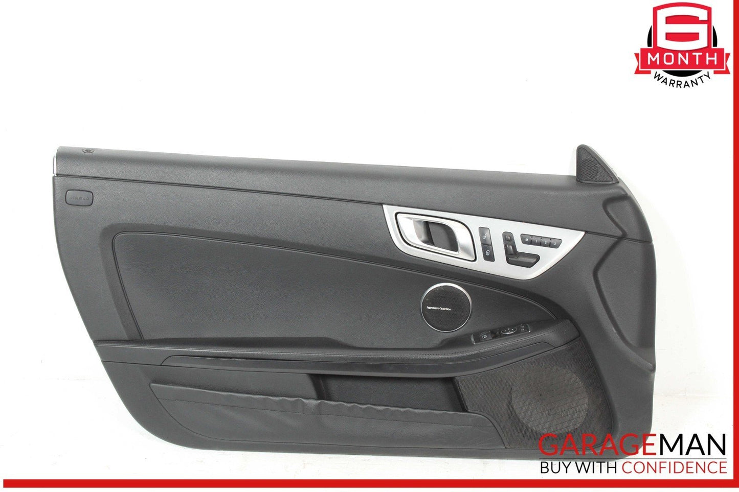12-16 Mercedes R172 SLK250 Front Left Side Interior Door Panel Assembly Black