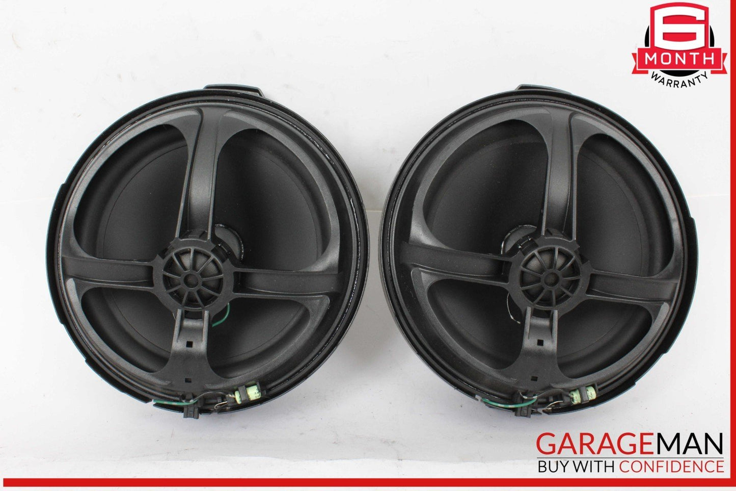 08-18 Mercedes W204 C250 C300 Rear Door Audio Speaker Logic 7 Set of 2 OEM