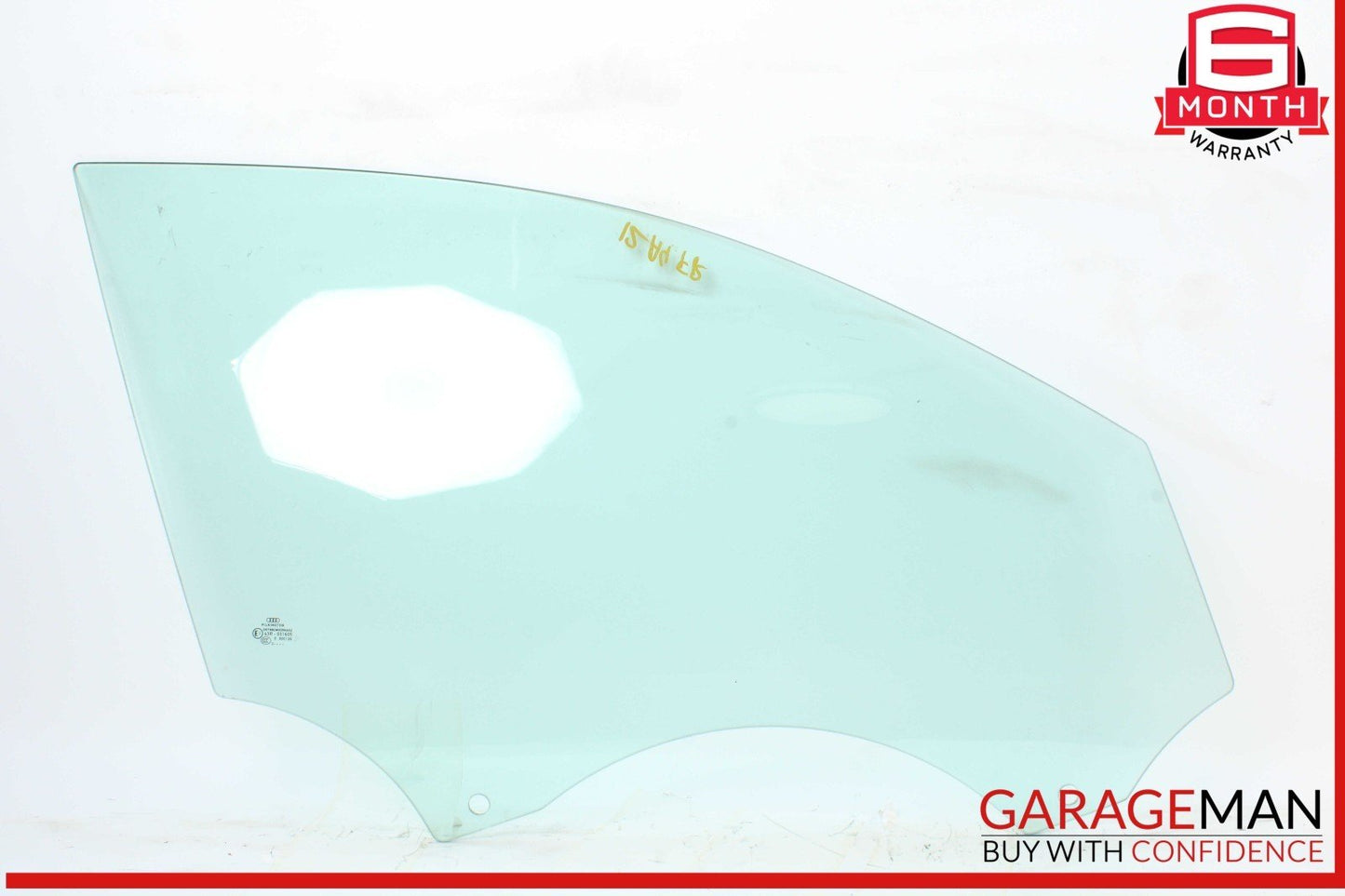 09-16 Audi A4 S4 Front Right Passenger Side Door Window Glass OEM