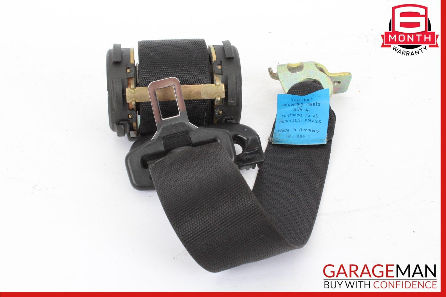 94-00 Mercedes W202 C230 Rear Right Side Seat Belt Retractor Black OEM