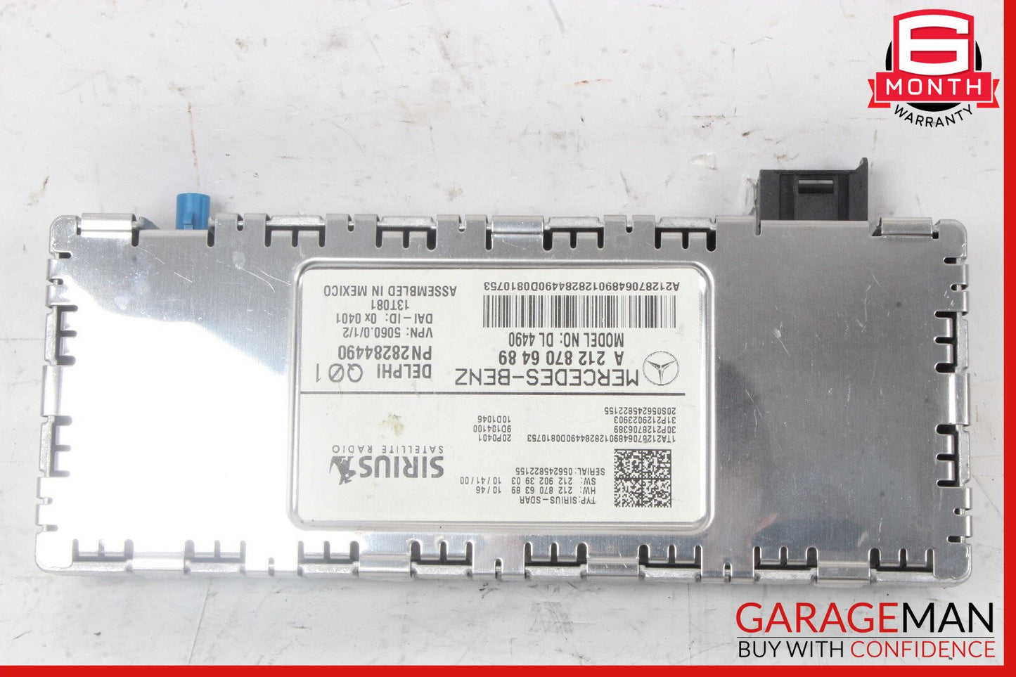 10-17 Mercedes W166 ML400 C300 Sirius Satellite Radio Receiver Module Unit OEM