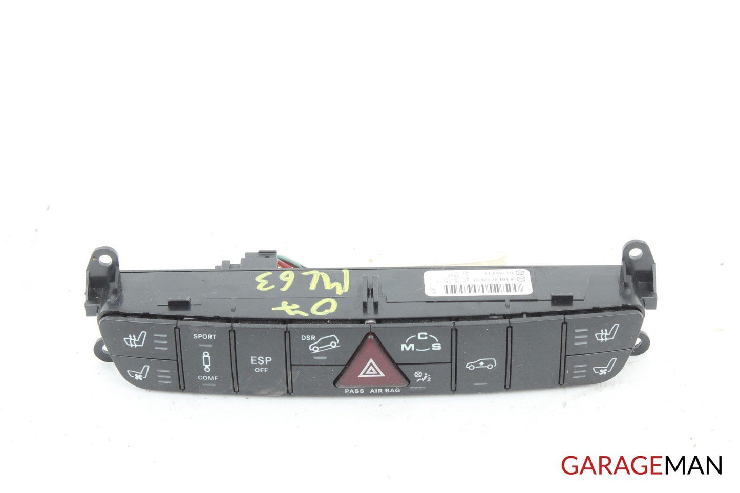 06-11 Mercedes W164 ML350 ML63 AMG Dash Hazard Light Switch Control Module A124