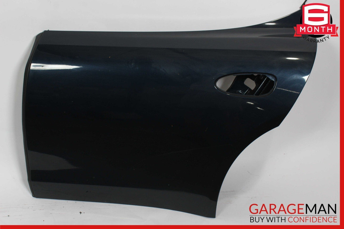 10-16 Porsche Panamera 970 Rear Left Driver Side Exterior Door Shell Dark Blue