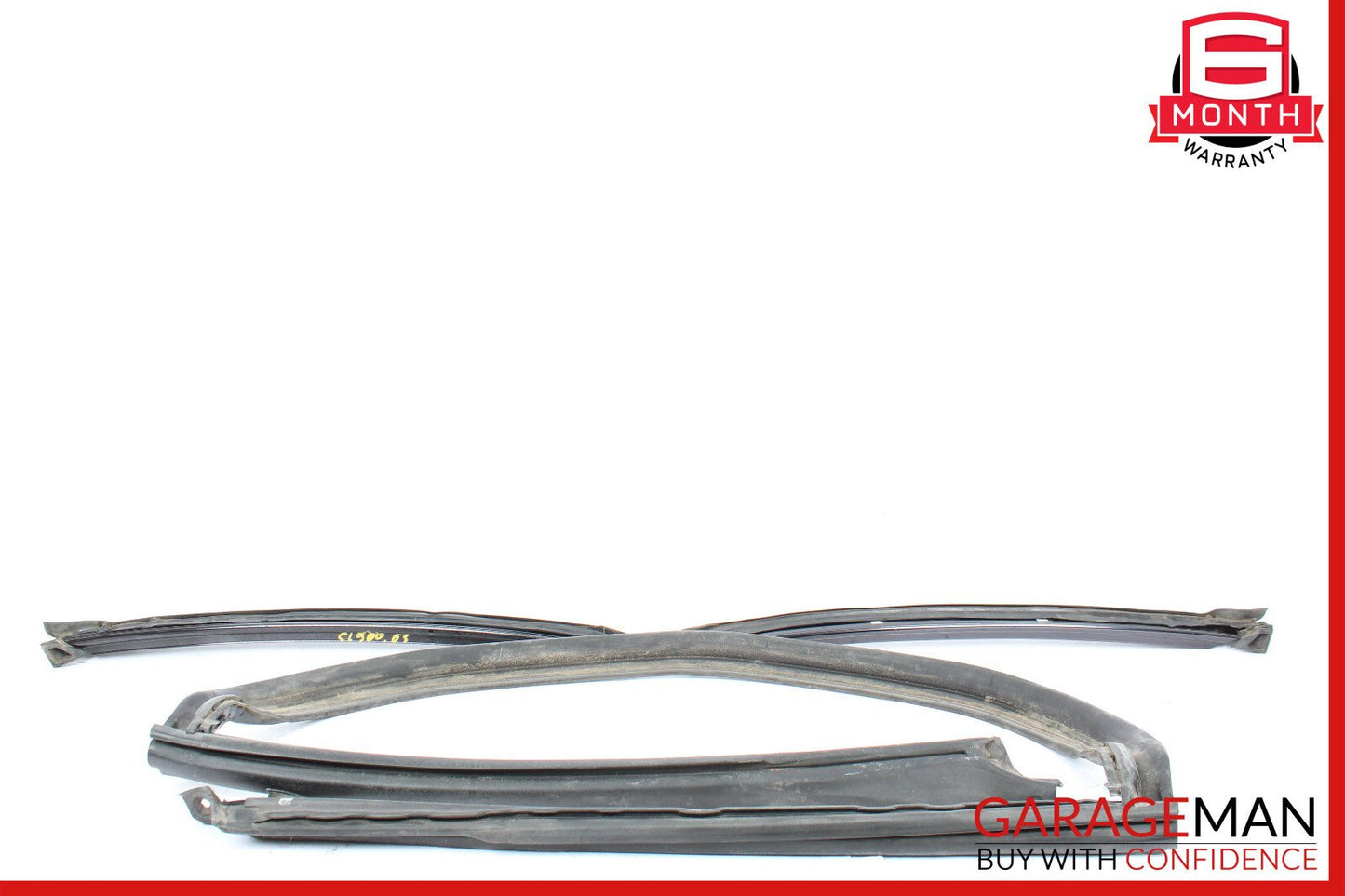 03-12 Mercedes R230 SL500 SL600 Windshield Weather Seal Set OEM