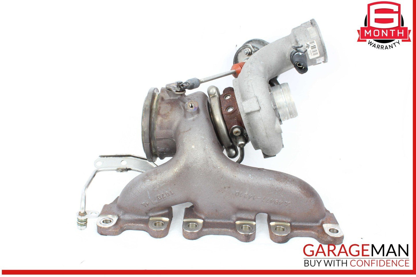 15-18 Porsche Cayenne 958 3.6L Engine Left Turbocharger Manifold OEM