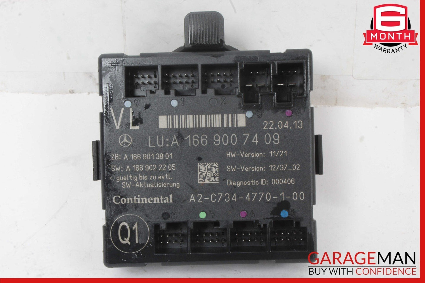 12-20 Mercedes X166 GL450 ML400 GLA250 Front Left Side Door Control Module OEM