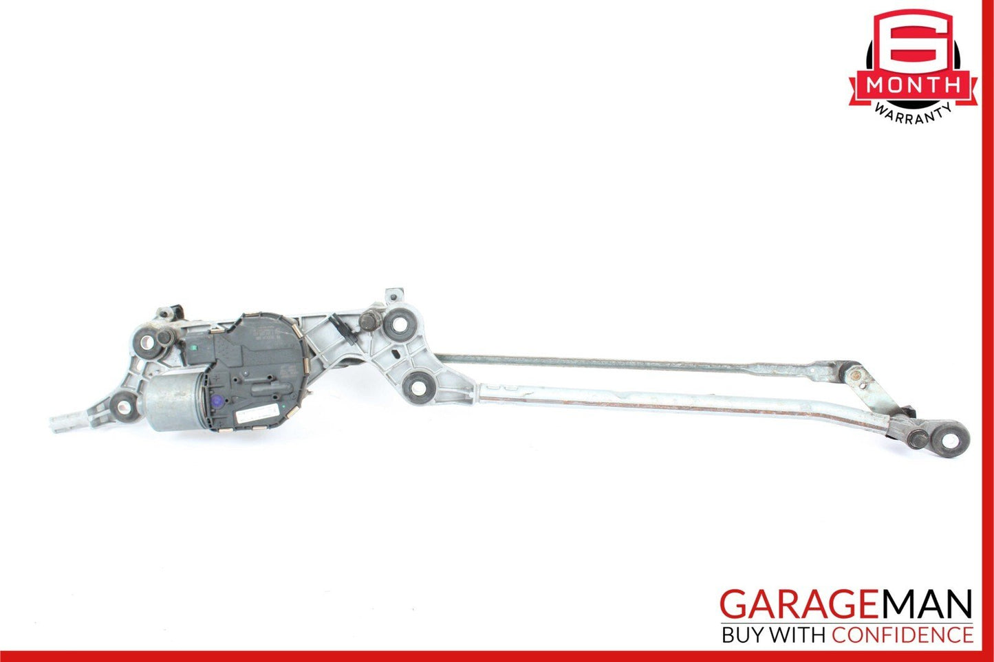 11-17 Porsche Cayenne 958 Front Windshield Wiper Motor Linkage Assembly OEM