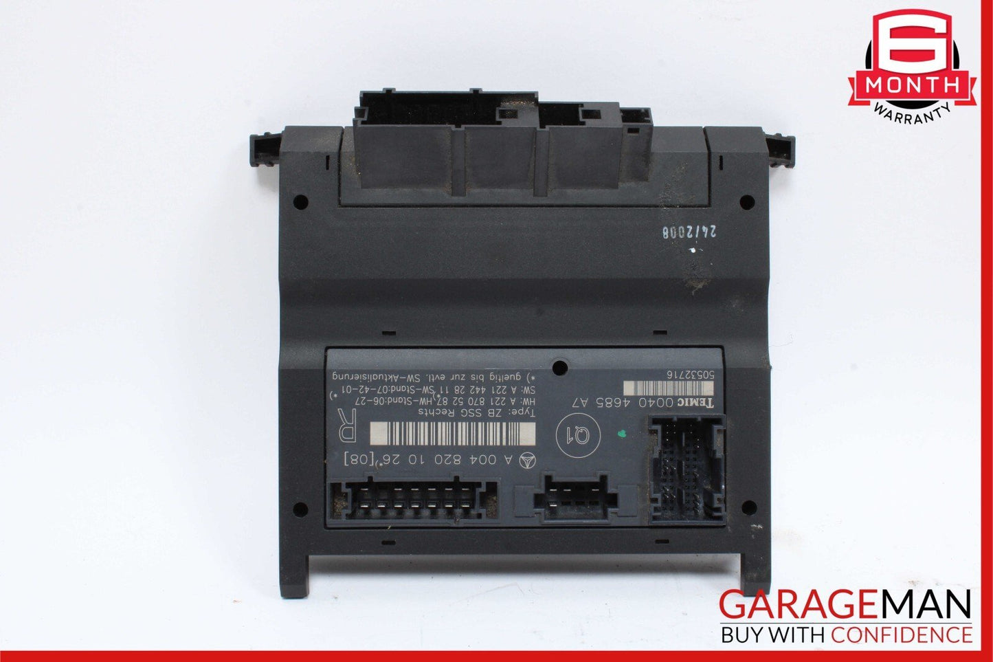 07-13 Mercedes W221 S350 S550 S65 AMG Front Right Side Under Seat Control Module