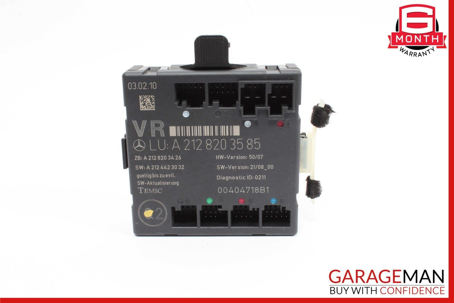 08-18 Mercedes X204 GLK350 C300 E350 Front Right Side Door Control Module Unit