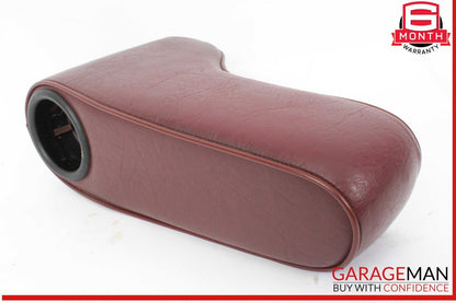 84-93 Mercedes W201 190E 190D Front Center Console Arm Rest Armrest Red OEM