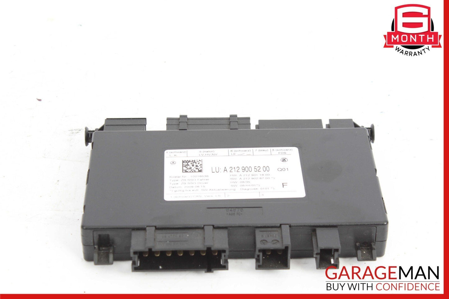 08-18 Mercedes W212 E550 SLK250 C250 Front Left Side Seat Control Module Unit