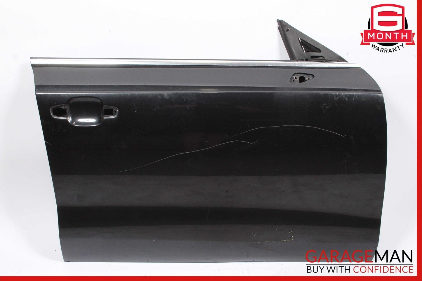 12-18 Audi A7 Front Right Passenger Side Door Shell Panel Black OEM