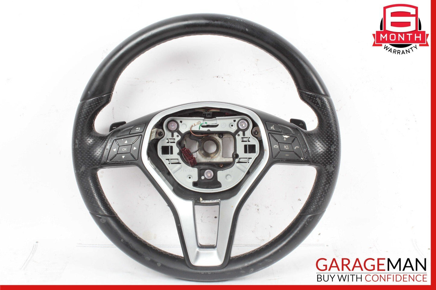 14-18 Mercedes W117 CLA250 Steering Wheel Controls w/ Shifters Assy Black