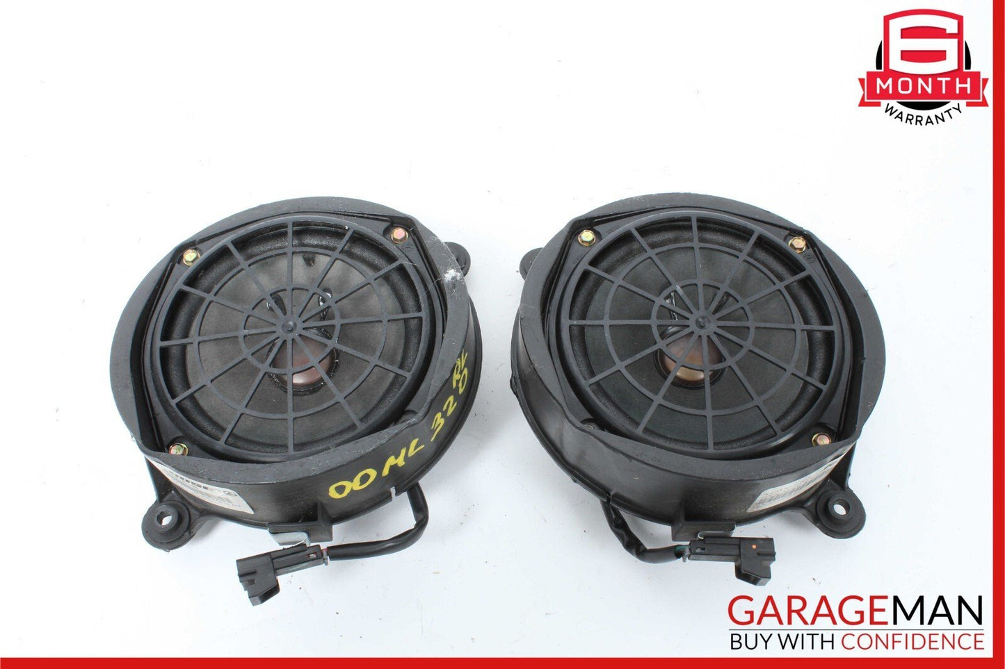00-05 Mercedes W163 ML320 Rear Right & Left Side Door Audio Speakers Set OEM