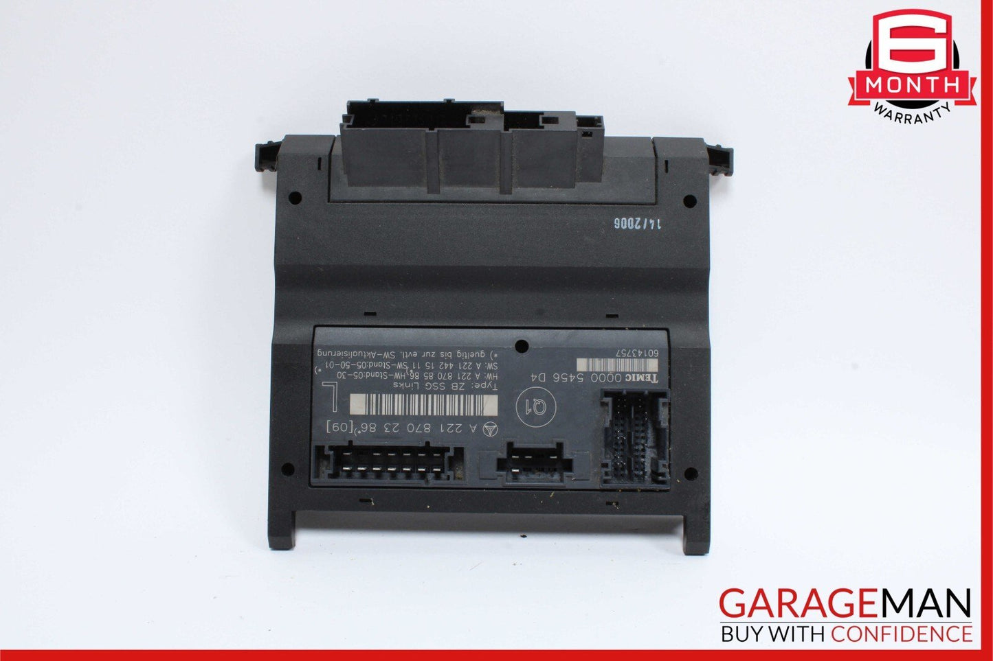 07-13 Mercedes W221 S550 S400 S63 AMG Front Left Side Under Seat Control Unit
