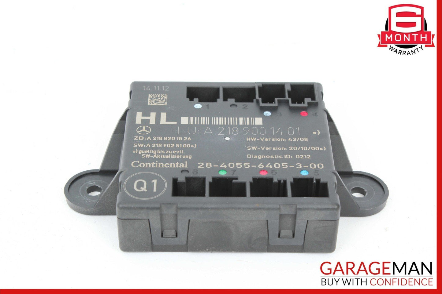 08-18 Mercedes W204 C250 CLS550 E400 Rear Left Side Door Control Module Unit