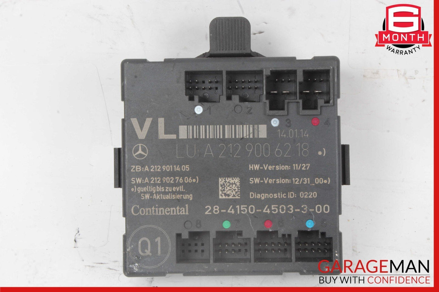 08-18 Mercedes W204 C250 E350 Front Left Driver Side Door Control Module OEM
