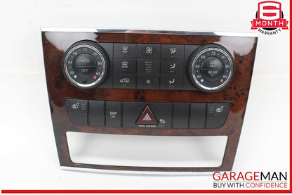 06-13 Mercedes W164 ML350 GL450 A/C AC Heater Climate Control Switch Trim OEM