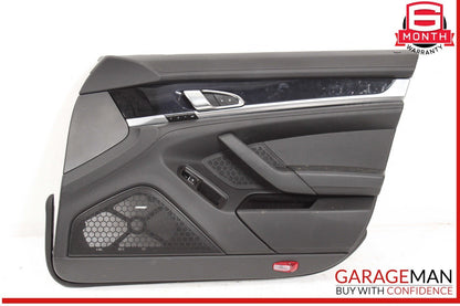 10-16 Porsche Panamera 970 Front Right Side Interior Door Panel Black OEM