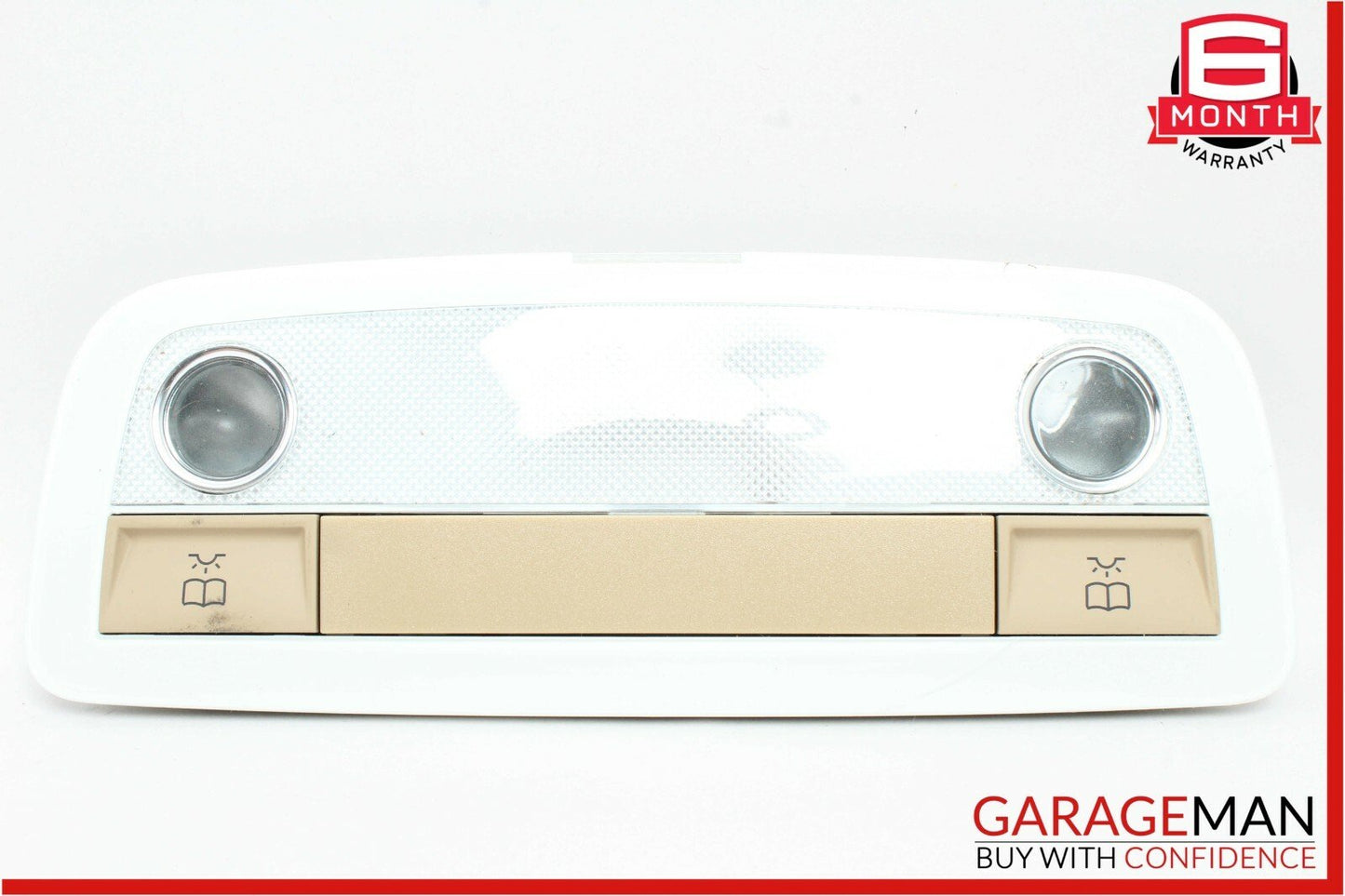 08-14 Mercedes W204 C250 C300 Rear Overhead Dome Light Lamp Reading Map Brown