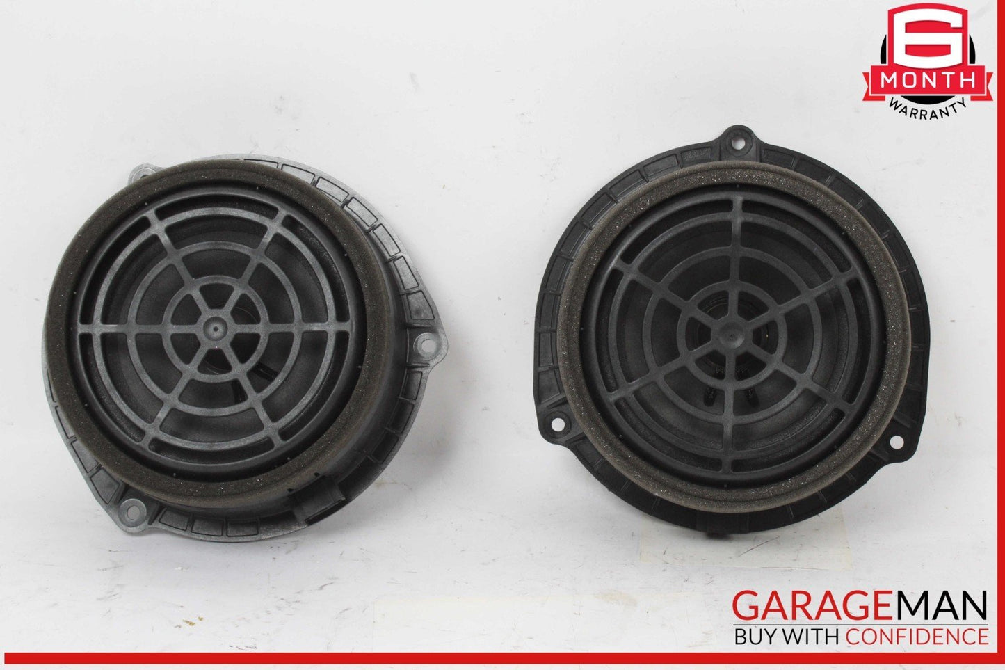 12-18 Audi A6 Rear Left and Right Side Door Audio Sound Speaker Set 4G0035411