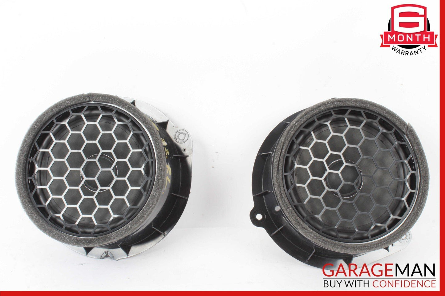 19-23 Audi Q8 Rear Left & Rear Right Side Door Audio Speaker Set of 2 4M8035411