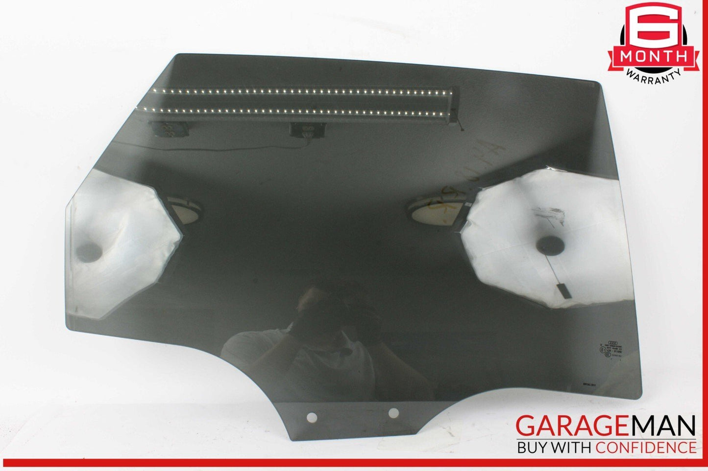 17-24 Audi A4 Allroad Rear Right Passenger Side Door Window Glass 8W9845205B OEM