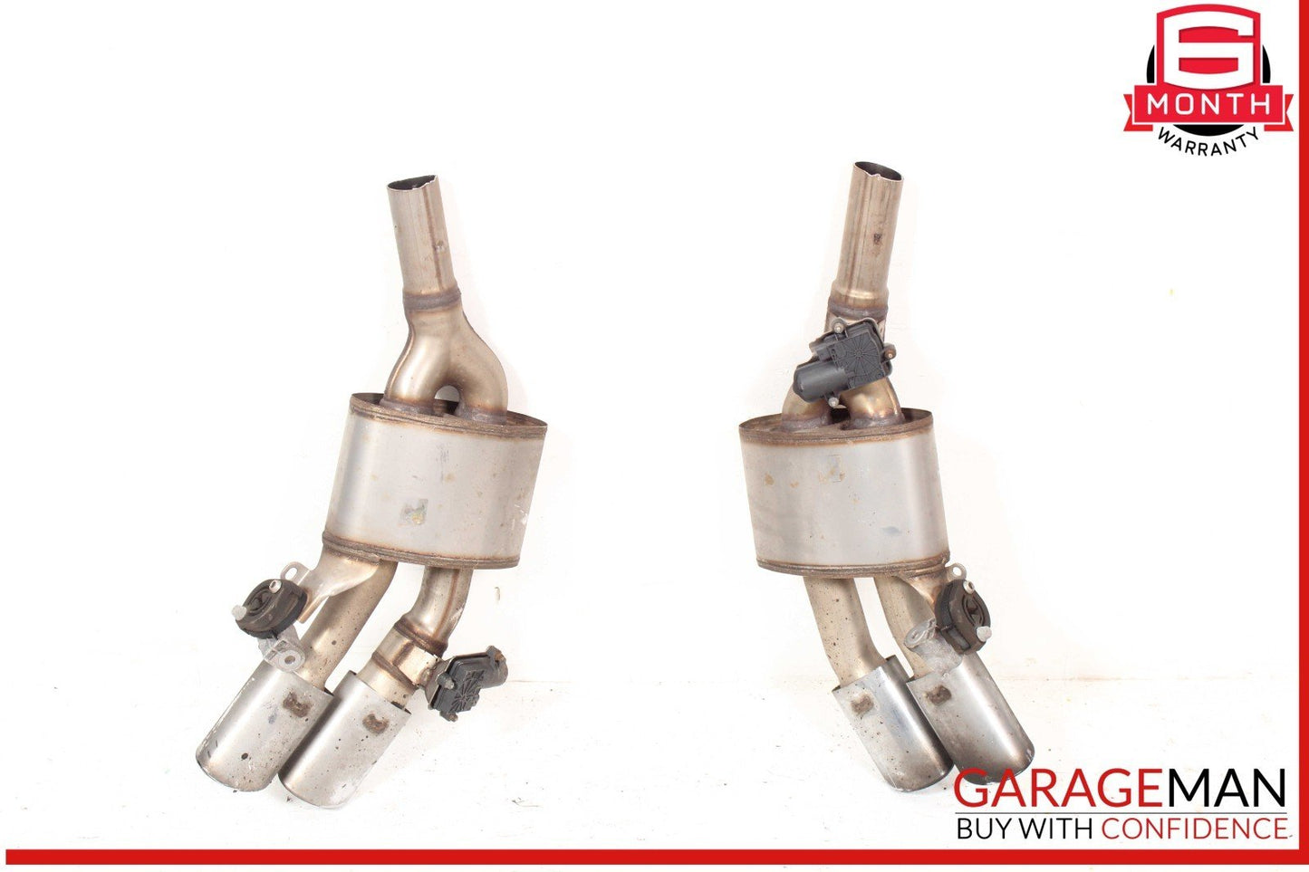 18-24 Audi S5 S4 3.0L Rear Right & Left Exhaust Muffler Set of 2 Pc OEM