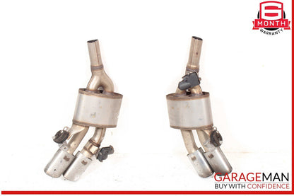 18-24 Audi S5 S4 3.0L Rear Right & Left Exhaust Muffler Set of 2 Pc OEM