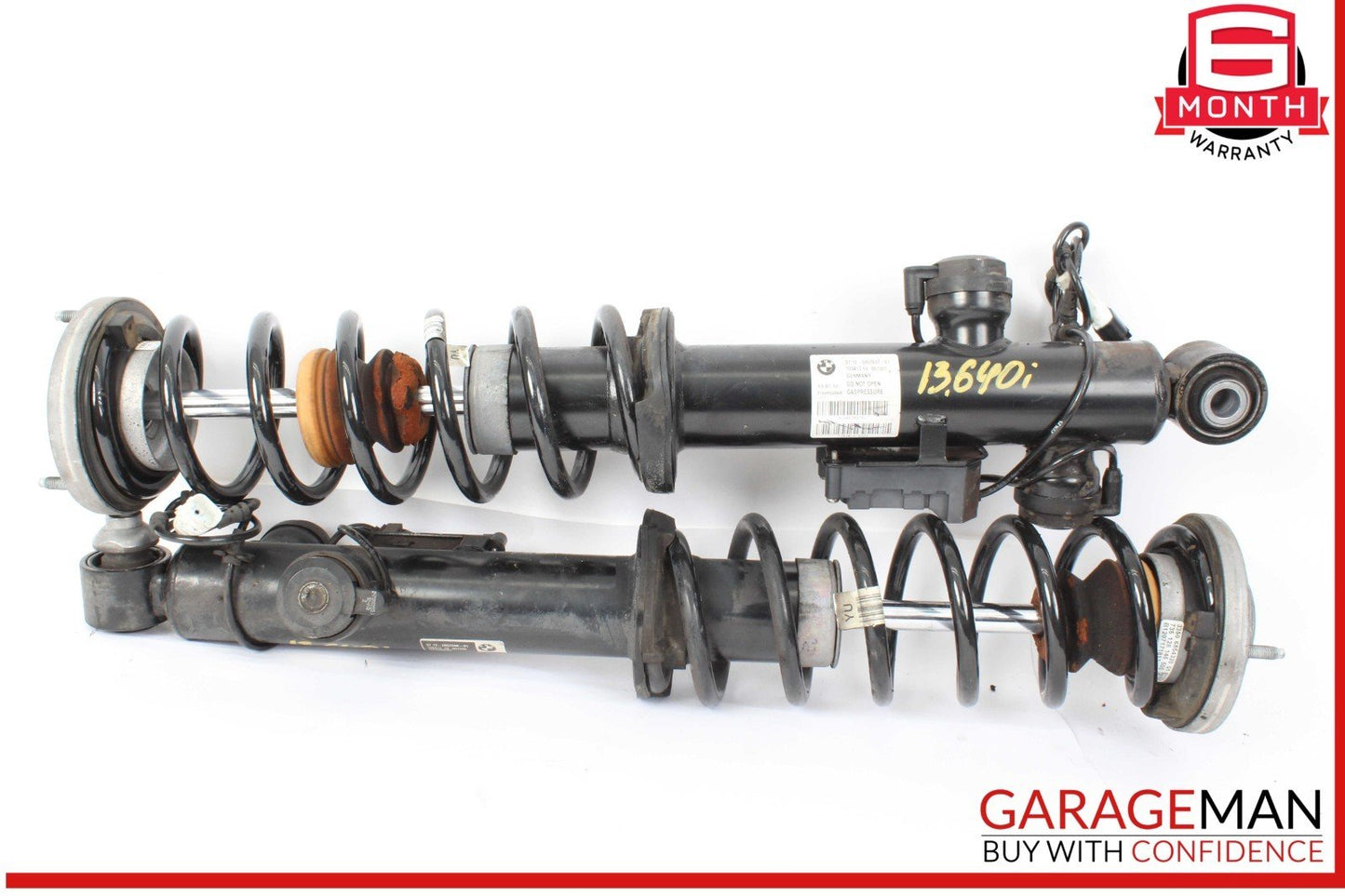 12-18 BMW 640i 650i Rear Right and Rear Left Side Shock Strut Absorber Set OEM