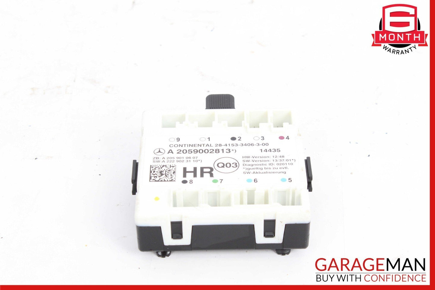 15-18 Mercedes W205 C350e Rear Right Side Door Control Module Unit 2059002813