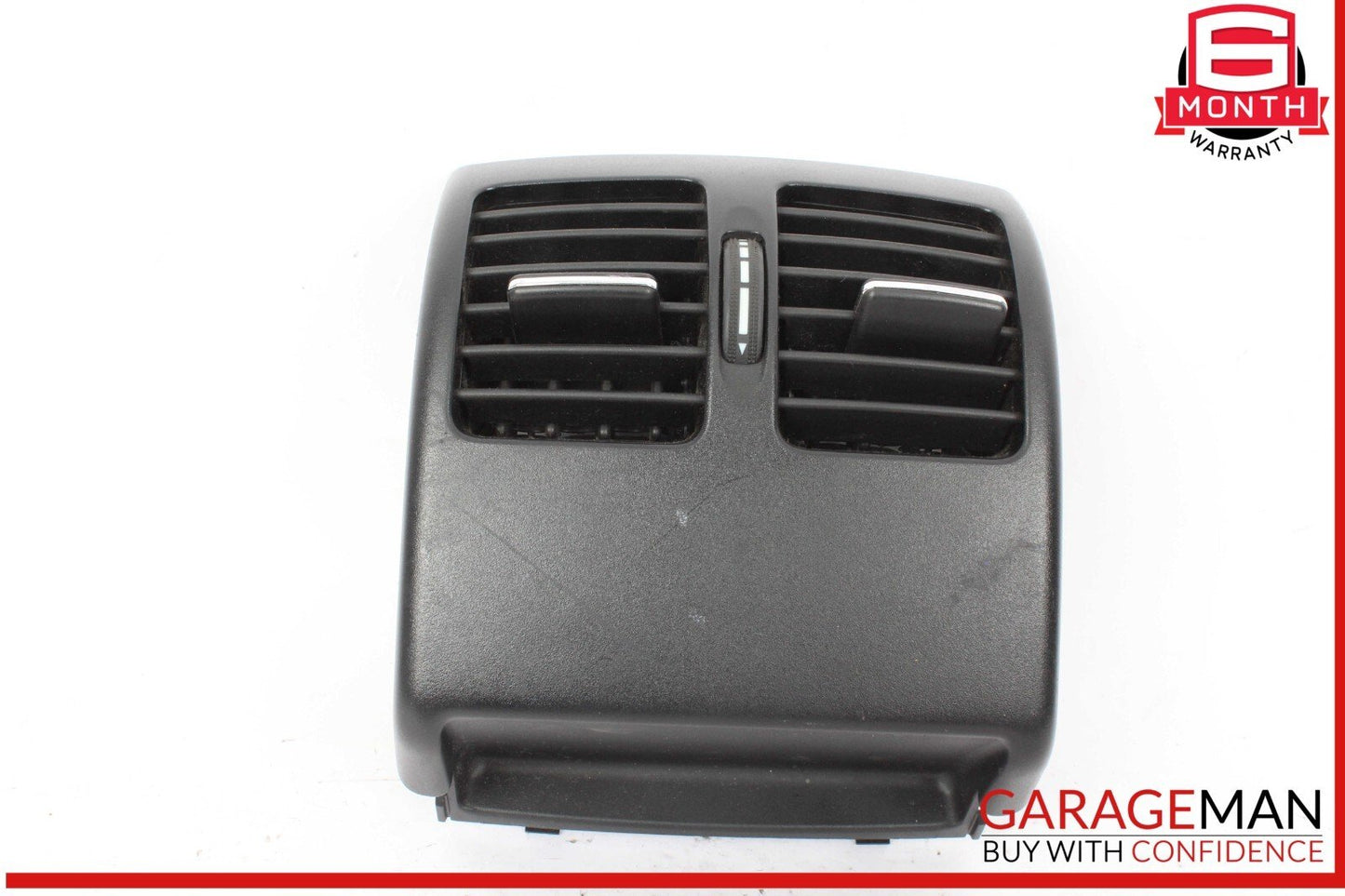 08-17 Mercedes W204 C250 E350 Rear Center Console AC Air Vent Trim Black OEM