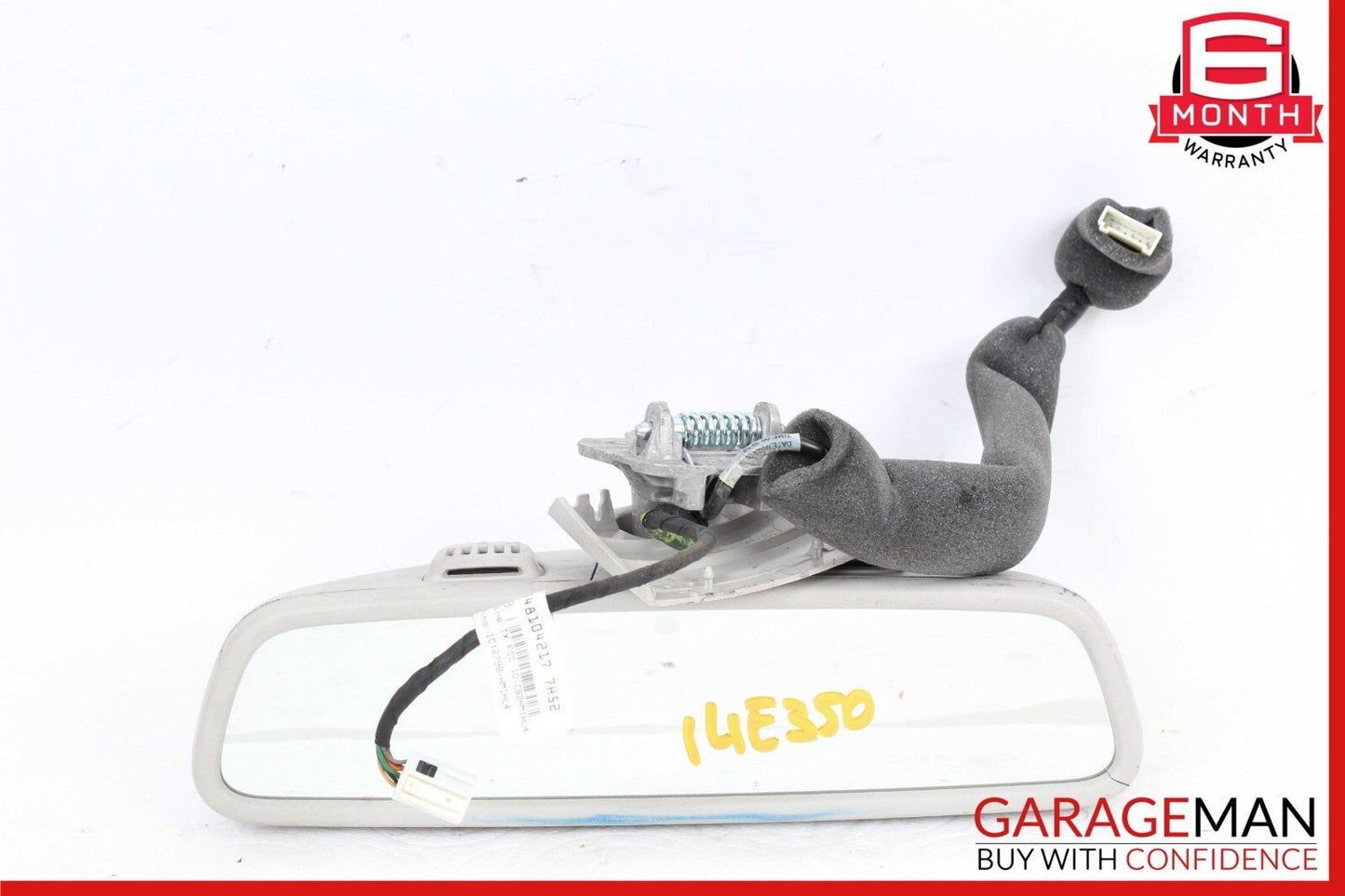10-16 Mercedes GLK350 E350 E550 Front Interior Rear View Mirror Assembly Grey