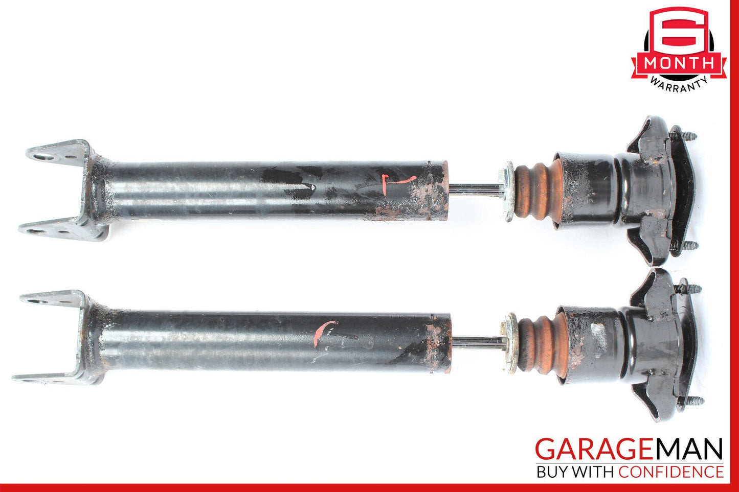 06-13 Mercedes W251 R350 R500 Rear Left and Right Suspension Shock Strut Set OEM