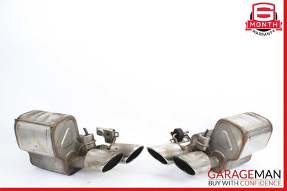14-17 Maserati Ghibli Rear Right & Left Side Exhaust Muffler Tip OEM