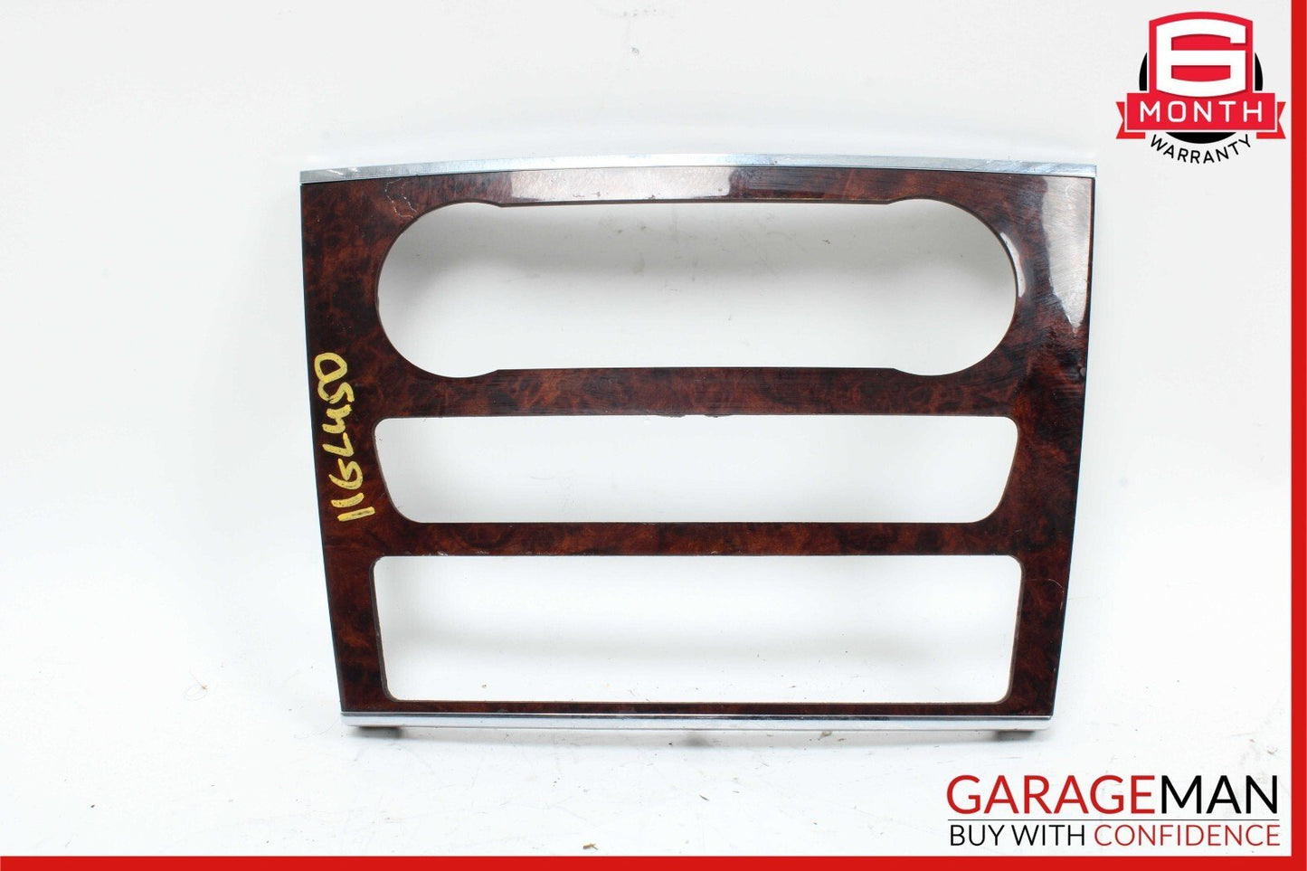 06-12 Mercedes GL450 ML350 Center Console Control Trim Bezel Cover Panel Wood