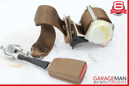 07-13 Mercedes W221 S550 S63 Rear Center Seat Belt Retractor Buckle Brown OEM