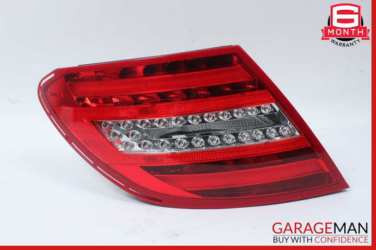 12-15 Mercedes W204 C250 C350 Tail Light Lamp LED Left Driver Side OEM