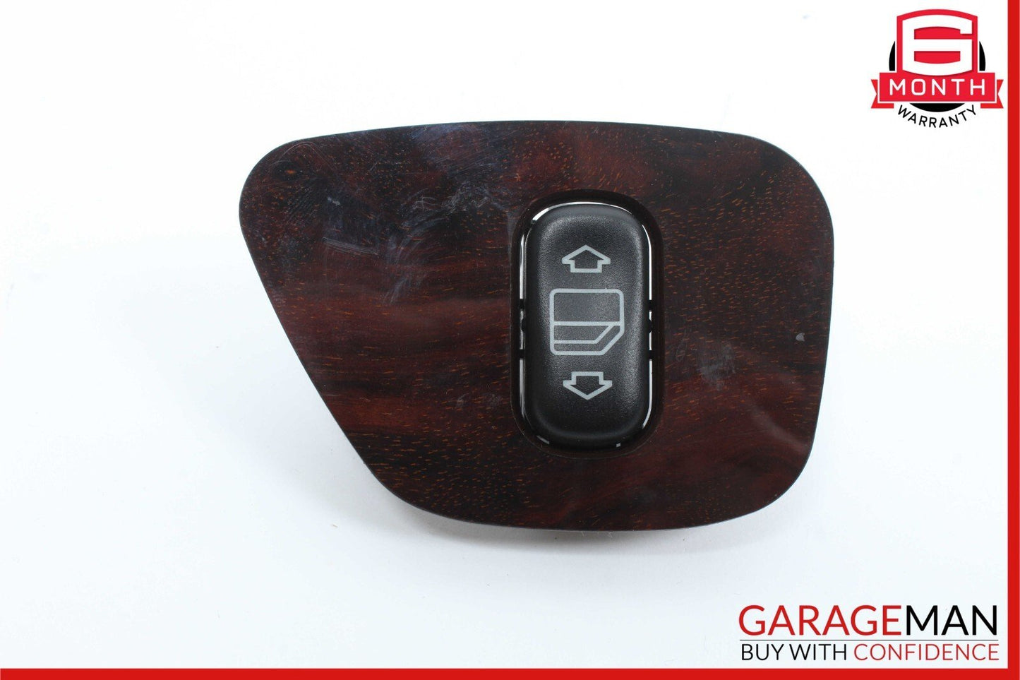 96-99 Mercedes W210 E300 Rear Right Passenger Side Window Switch Trim Cover Wood