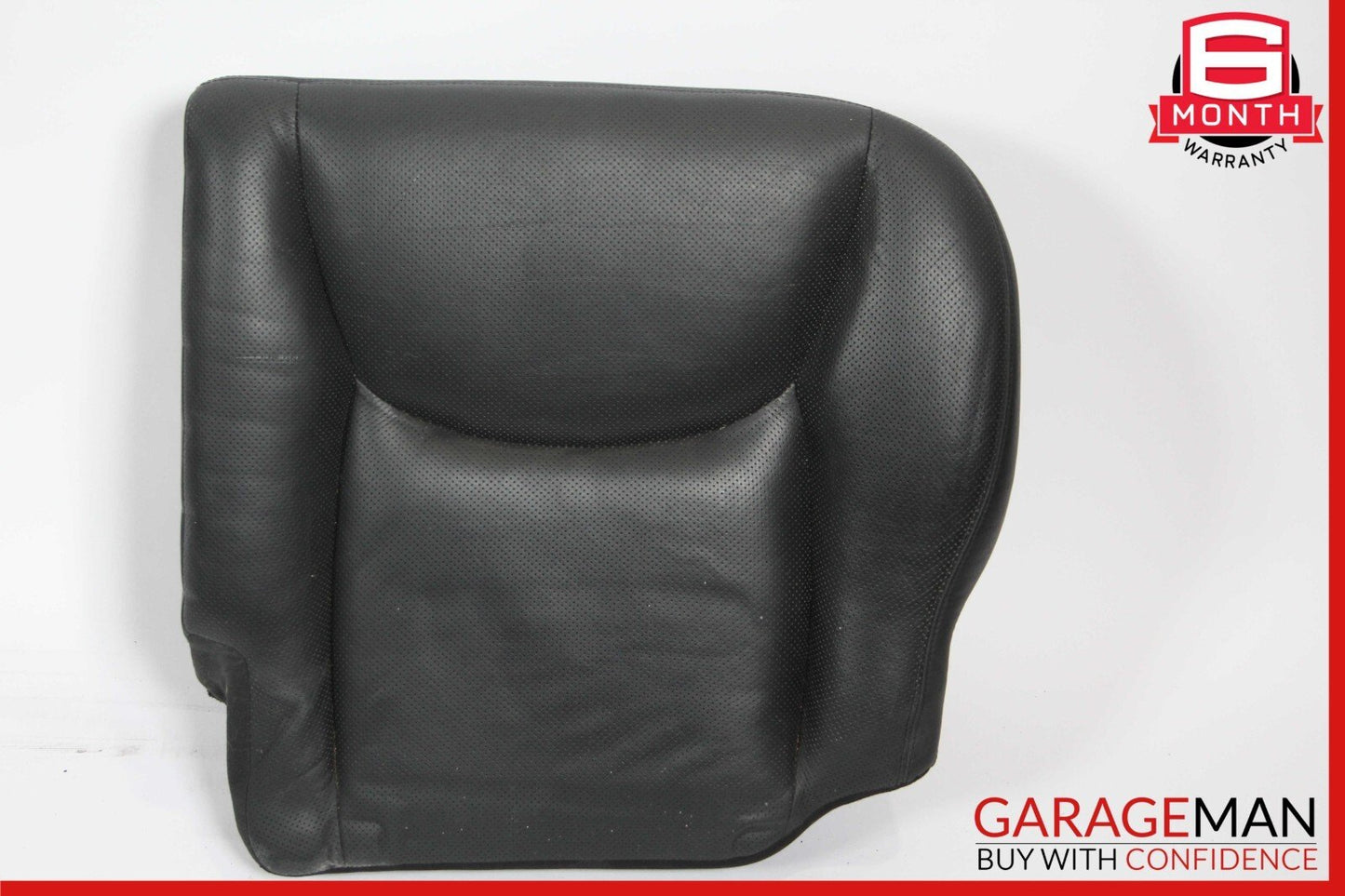 03-06 Mercedes W220 S600 Rear Right Side Lower Bottom Seat Cushion Cover Black