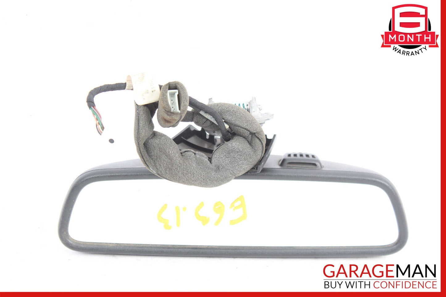 10-16 Mercedes W212 E63 Interior Rear View Mirror Black OEM