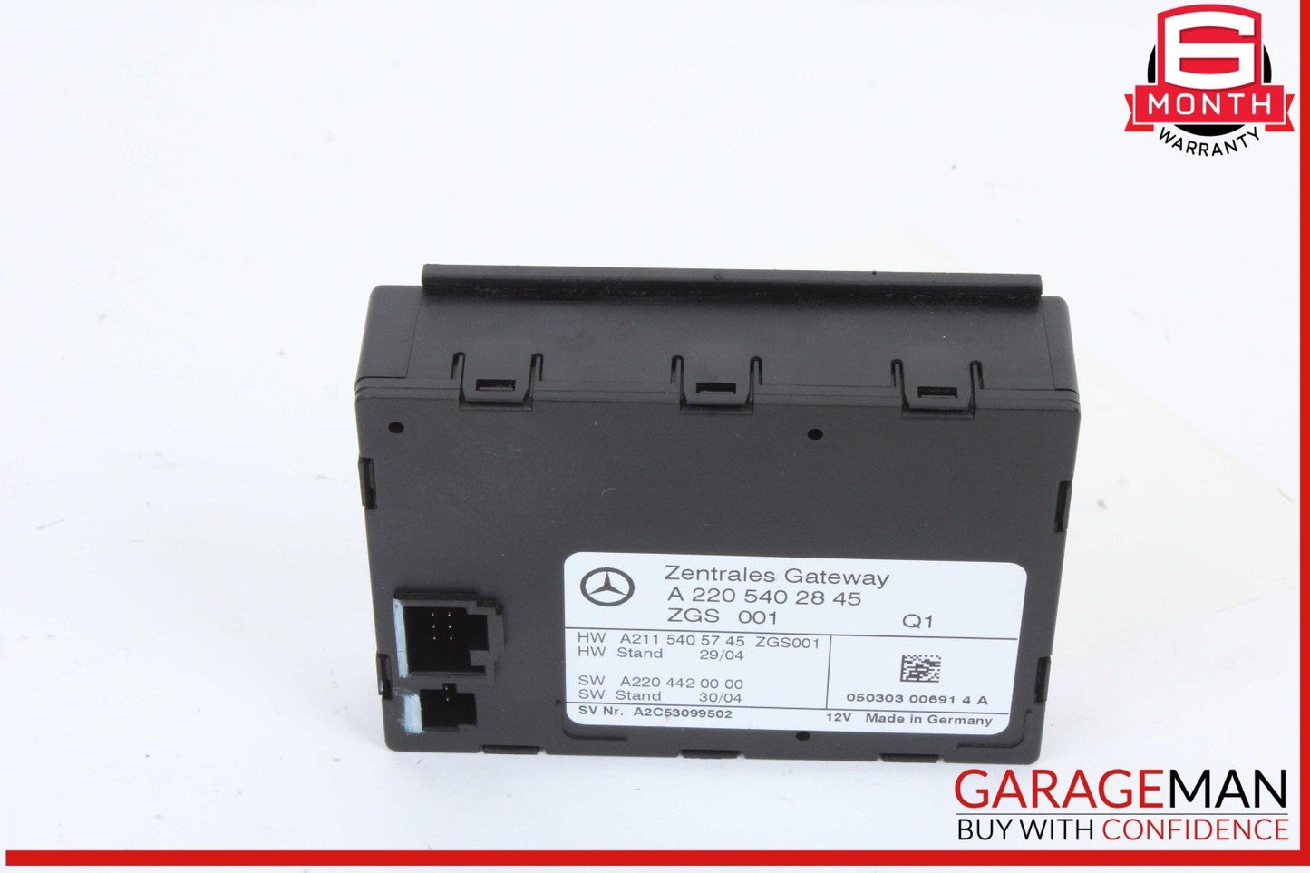 03-11 Mercedes W220 S430 E550 Central Gateway Control Module Unit 2208206385 OEM