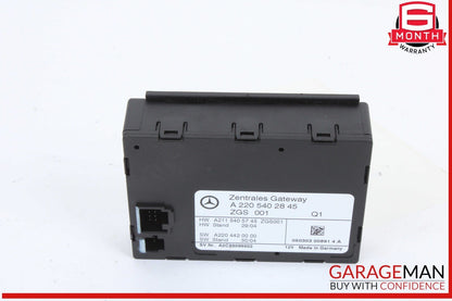 03-11 Mercedes W220 S430 E550 Central Gateway Control Module Unit 2208206385 OEM