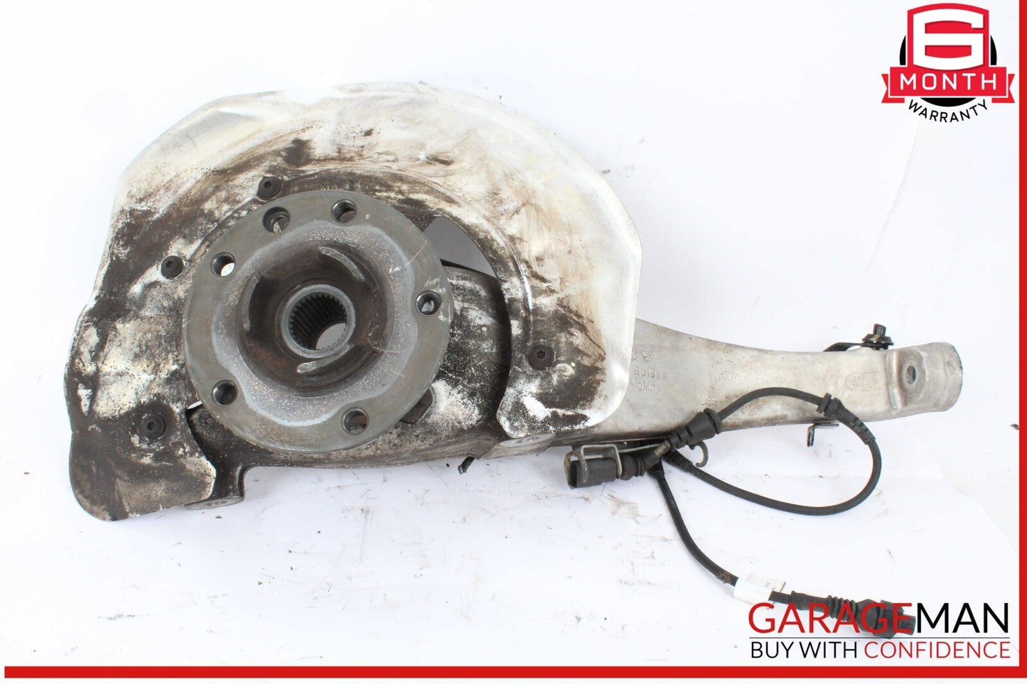 11-18 Porsche Cayenne S 958 Front Right Spindle Knuckle Hub Bearing OEM