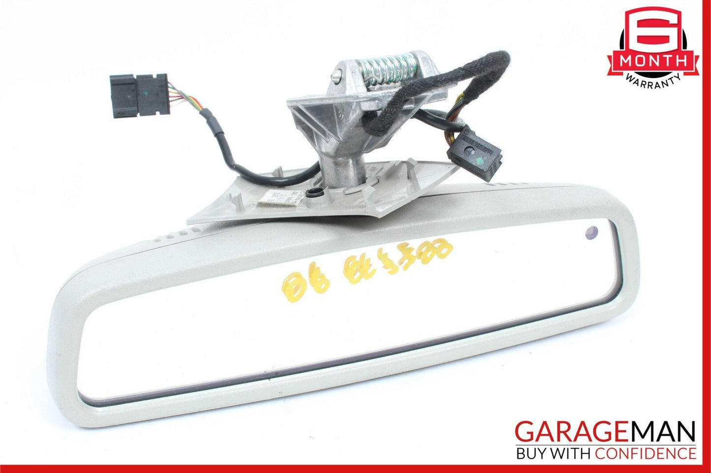 06-11 Mercedes W219 CLS500 CLS63 AMG Interior Rear View Mirror Grey OEM