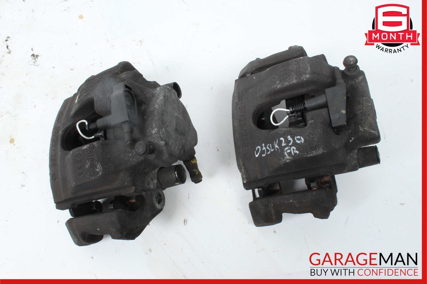97-04 Mercedes R170 SLK230 SLK320 Front Left & Right Brake Calipers Set of 2 Pc